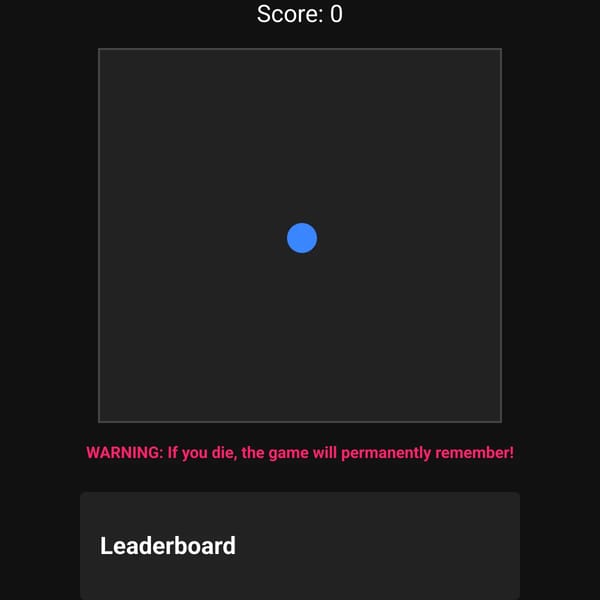 Permanent Death Game