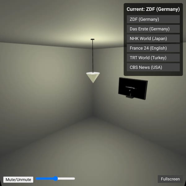 Tv with controls