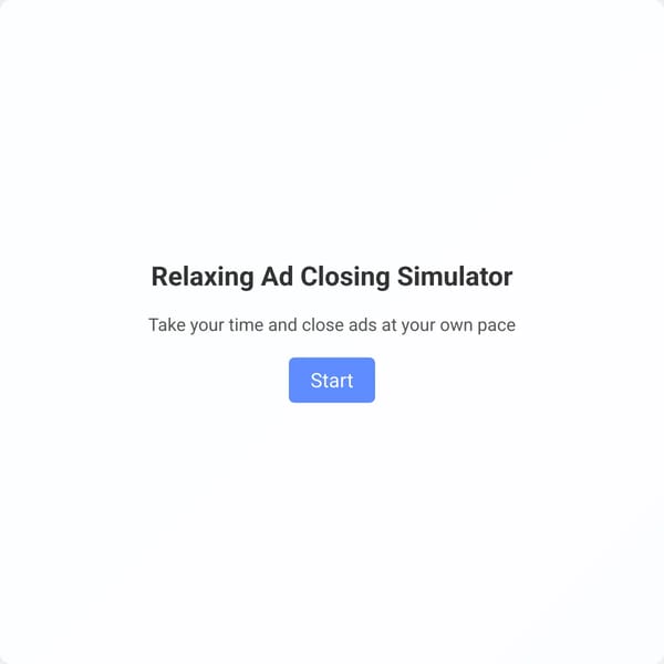 Ad Closing Simulator