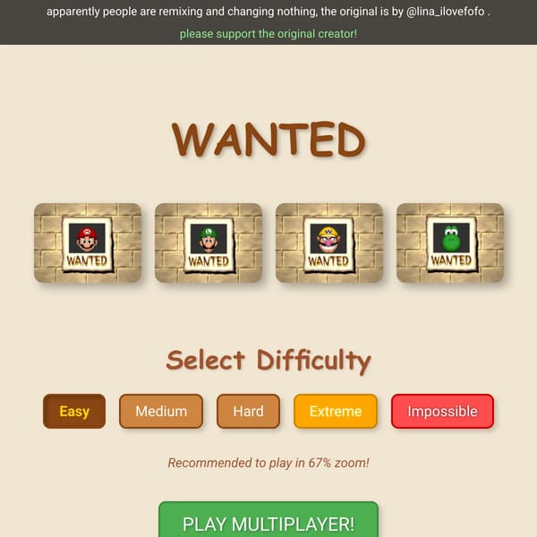 Mario Party DS: Wanted Minigame