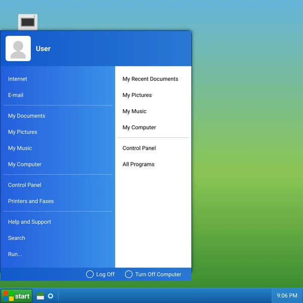 Windows XP Simulator