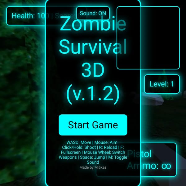 Zombie Survival 3D (v.1.2)