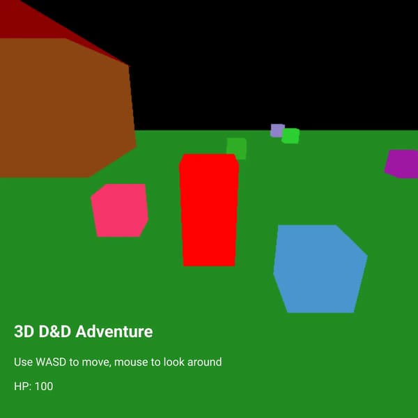 3D D&D Adventure