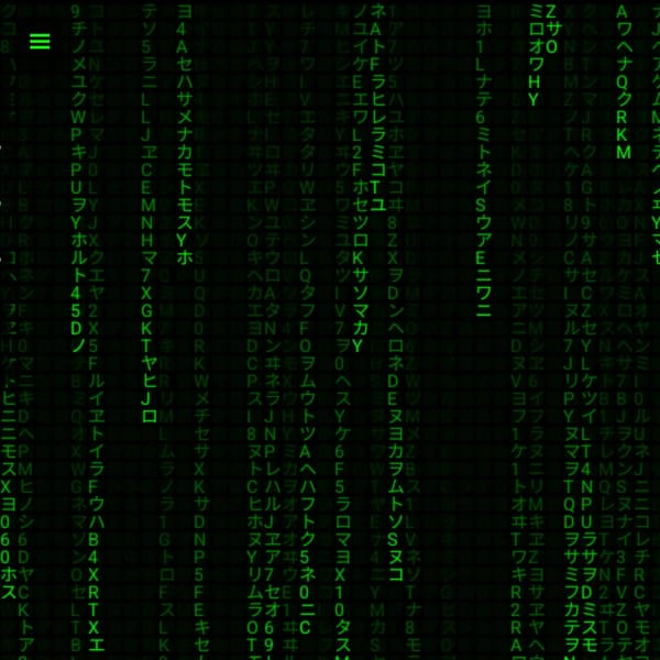 Advanced Matrix Code Rain Simulator