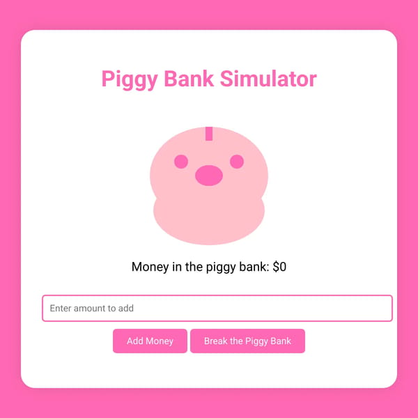 Piggy Bank Simulator