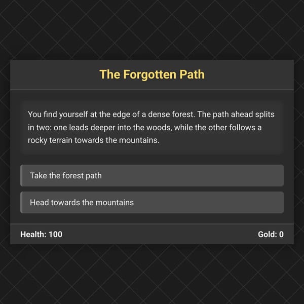 Text Adventure Game