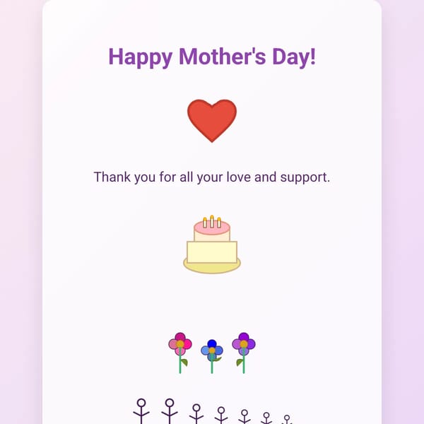 Happy Mother's Day!