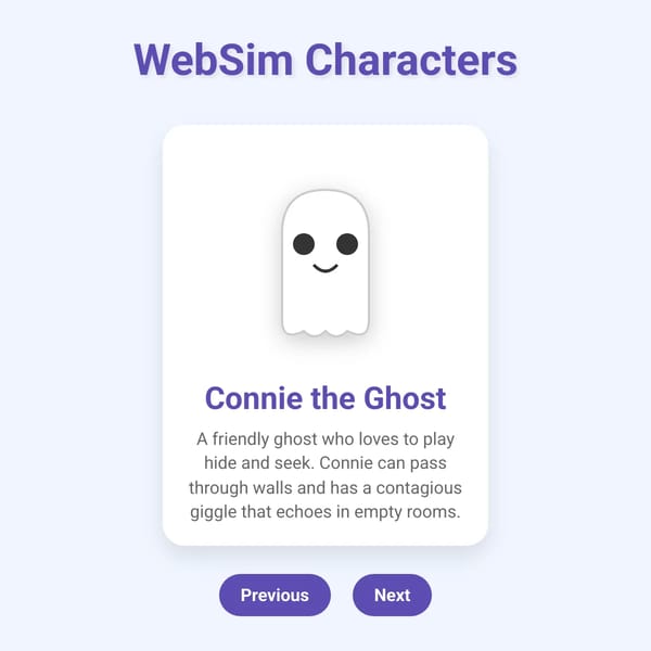 WebSim Character Collection