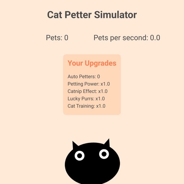 Cat Petter Simulator