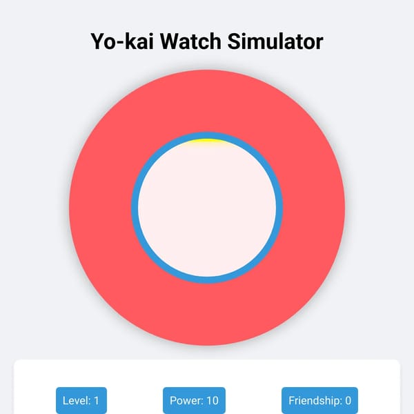 Yo-kai Watch Simulator