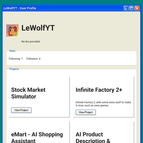 LeWolfYT's Profile