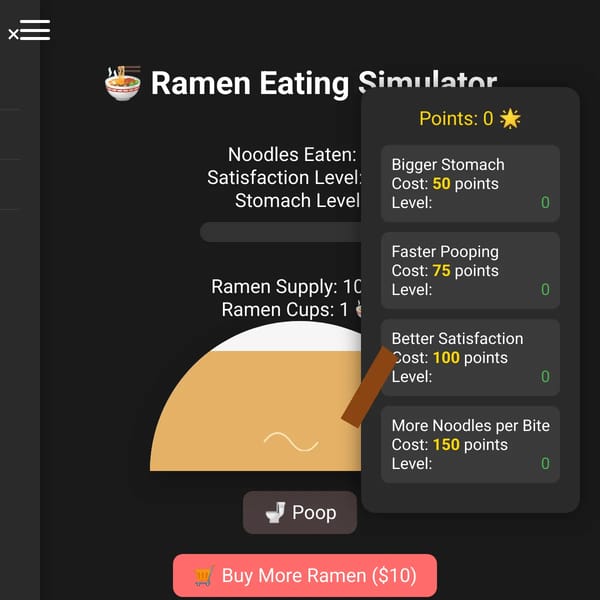Ramen Eating Simulator 🍜