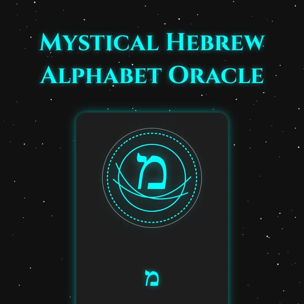 Mystical Hebrew Alphabet Oracle