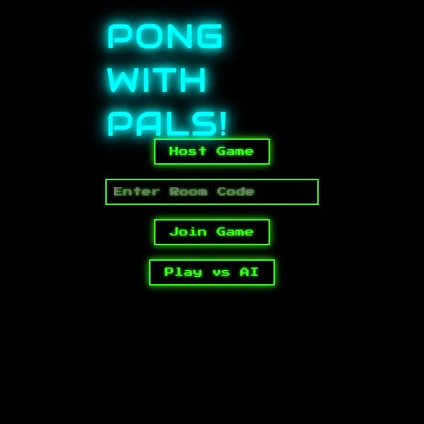 Pong Game with Snake Trail