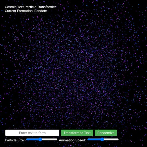 Cosmic Text Particle Transformer
