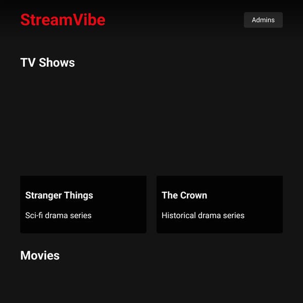 StreamVibe - Netflix Clone