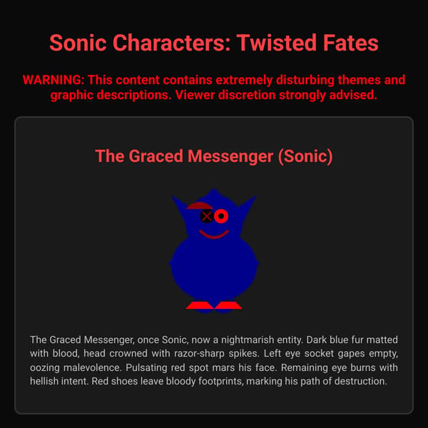 Sonic Characters: Twisted Fates