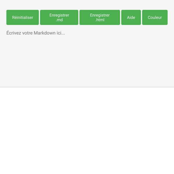 Éditeur Markdown Élégant
