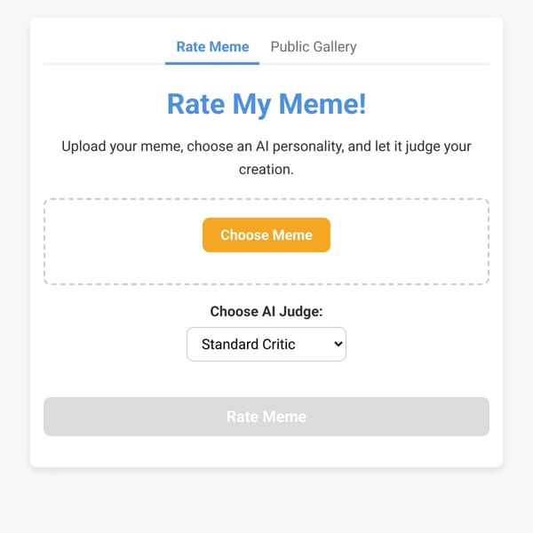 Meme Rater AI