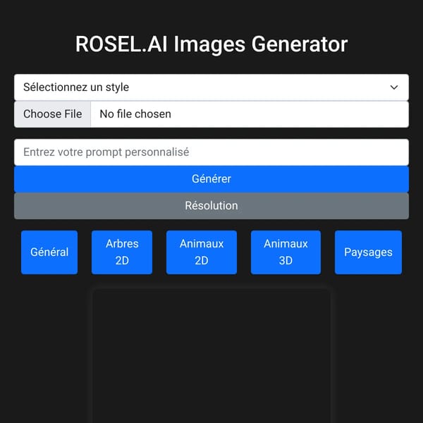 ROSEL.AI Images Generator