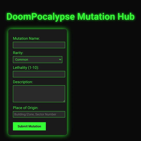 DoomPocalypse Mutation Hub