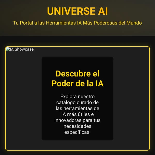 UNIVERSE AI - Portal de Herramientas IA Esenciales