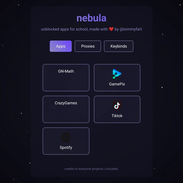 nebula | unblocked games