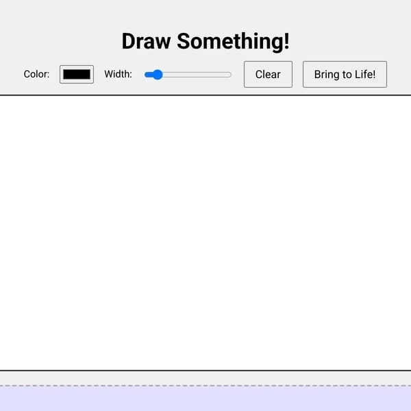 Draw & Bring to Life (WIP)