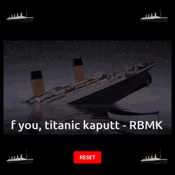titanic kaputt