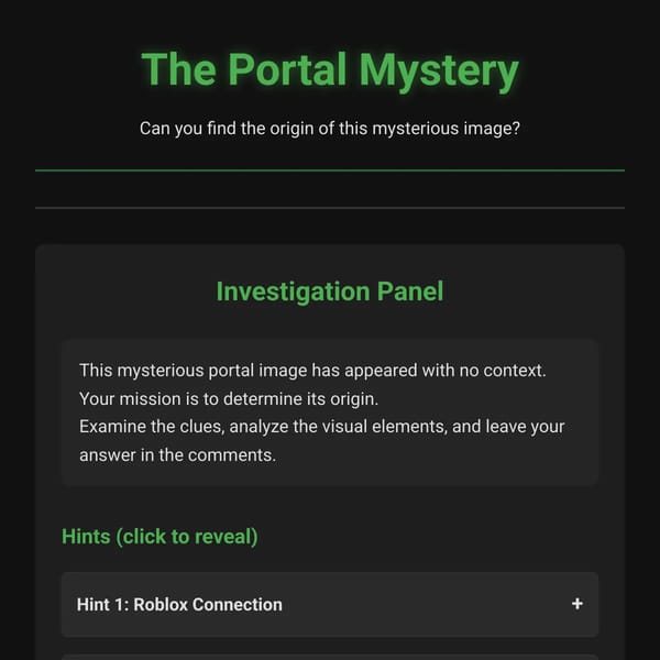 The Portal Mystery
