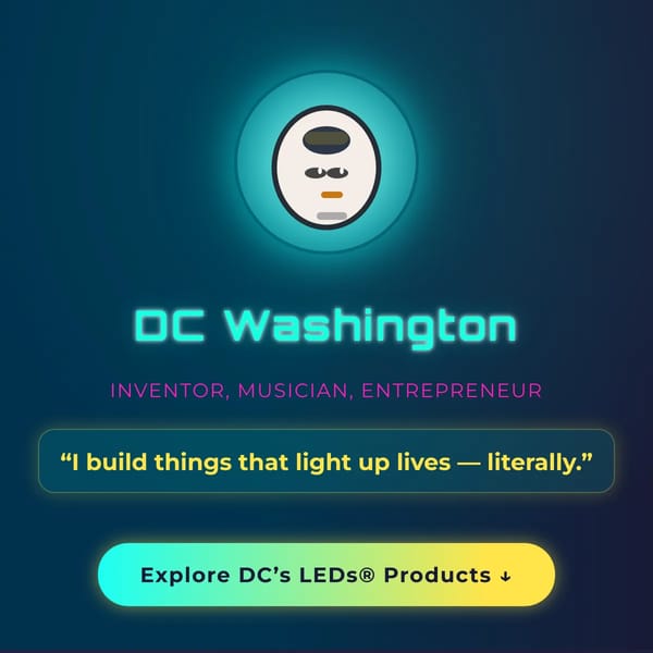 DC Washington – Inventor, Musician, Entrepreneur