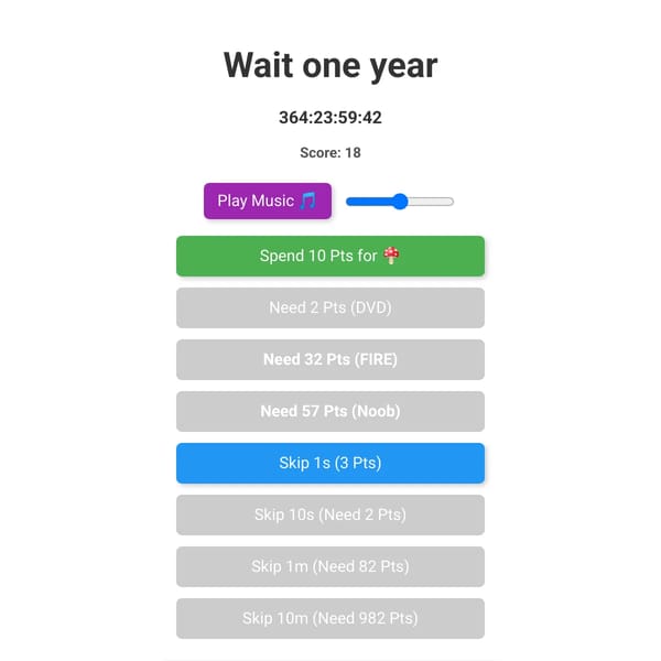 Wait One Year