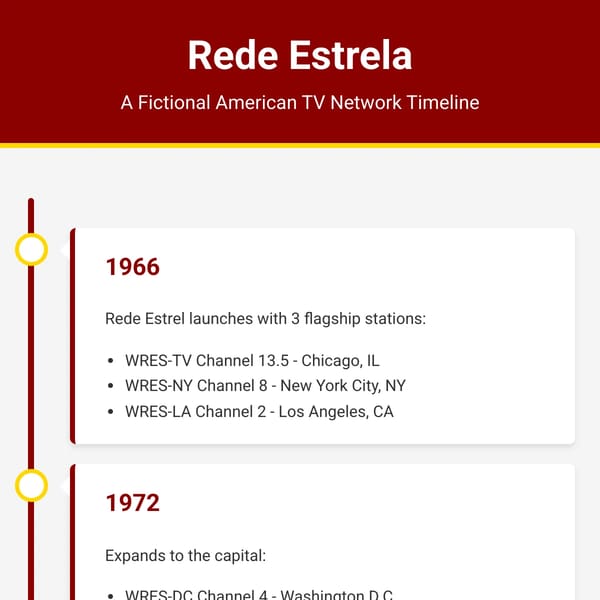 Rede Estrel - Fictional Timeline