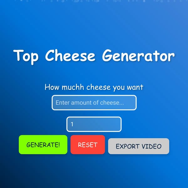 cheese gerenator