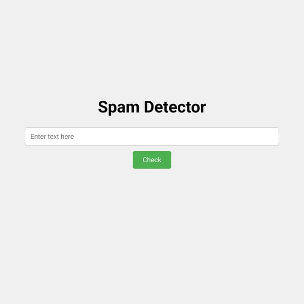 Spam Detector