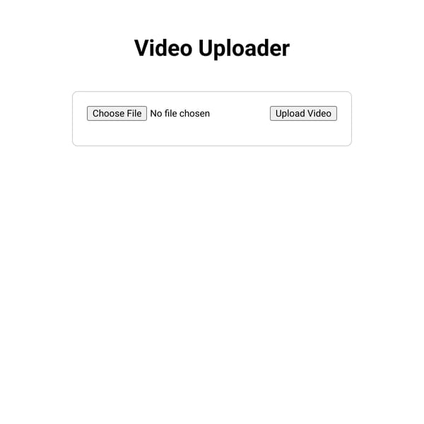 Video Uploader