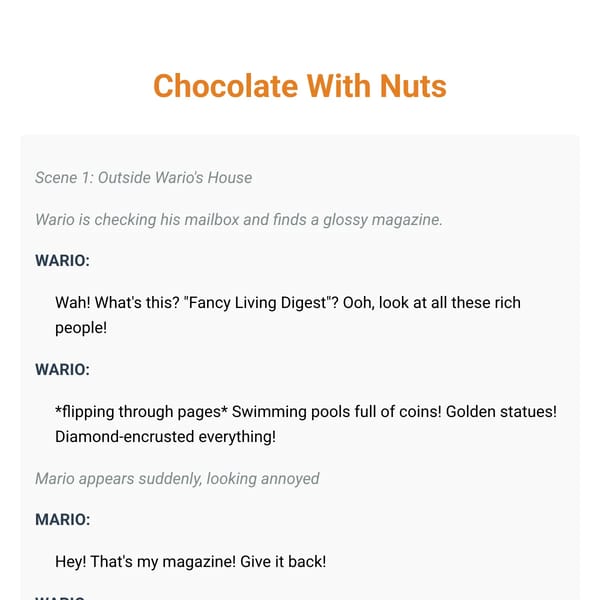 Chocolate With Nuts