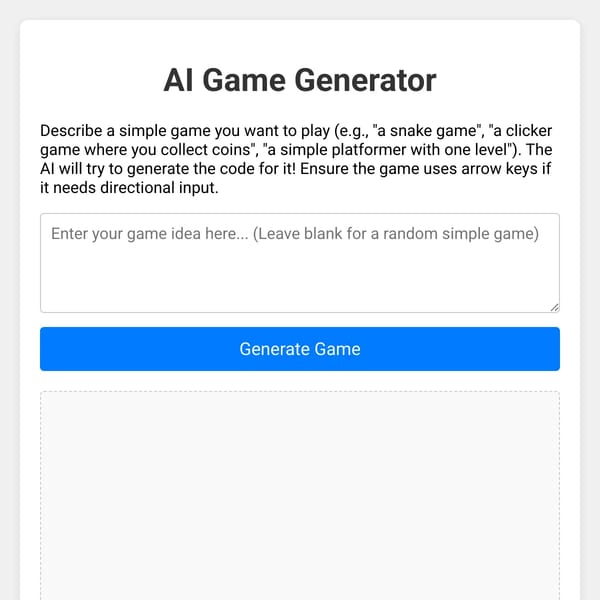 Game generator