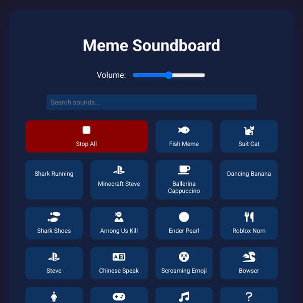 Meme Soundboard