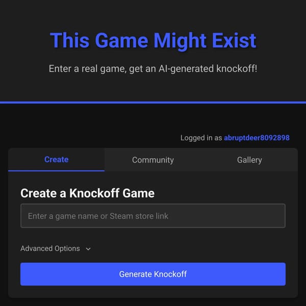 This Game Might Exist