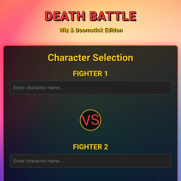 Death Battle: Wiz & Boomstick Edition