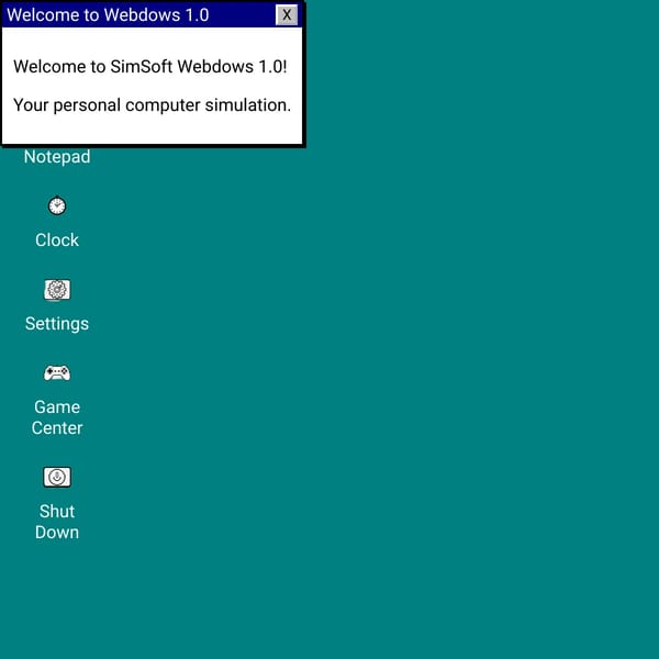 SimSoft Webdows 1.0