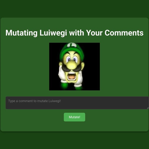 MUTATING WEGA WITH YOUR COMMENTS