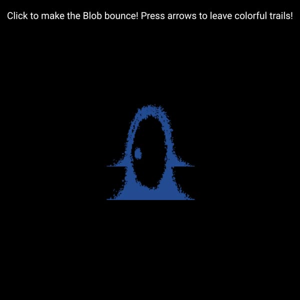 Bouncing Blue Blob
