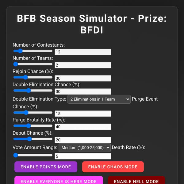 BFB Season Simulator 2.3.0