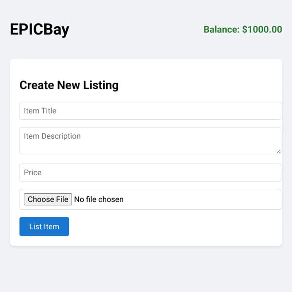 EPICBay - Buy & Sell Marketplace