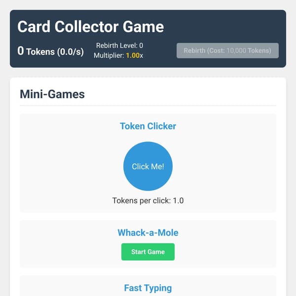 Card Collector [UPDATE!]