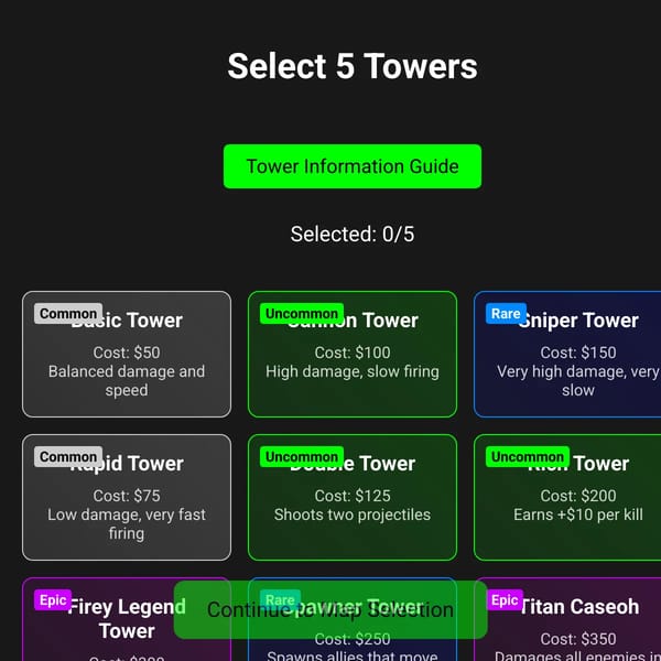 Froy’s Tower Defense