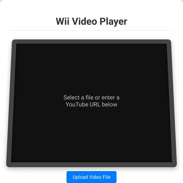 Wii Video Player