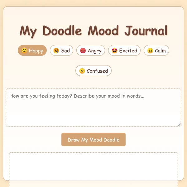 Doodle Mood Journal